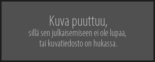 Kuva puuttuu, sillä sen julkaisemiseen ei ole lupaa, tai kuvatiedosto on hukassa